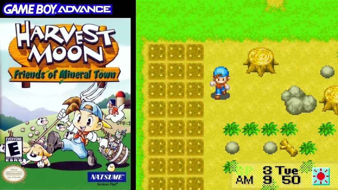Ảnh bìa của bài viết CHƠI GAME HARVEST MOON GBA - TRẢI NGHIỆM CUỘC SỐNG NÔNG THÔN Ở MINERAL TOWN