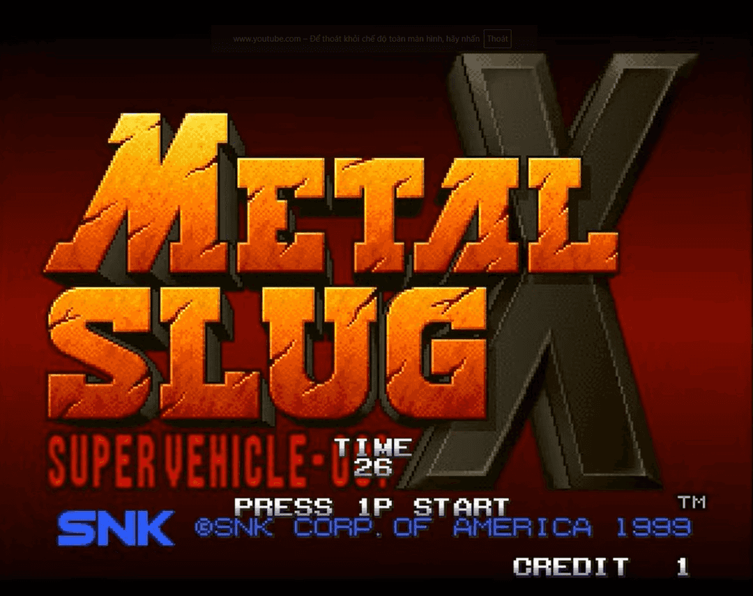 Ảnh bìa của bài viết REVIEW GAME RETRO METAL SLUG (ARCADE) - HỒI ỨC MÁY THÙNG MỘT THỜI